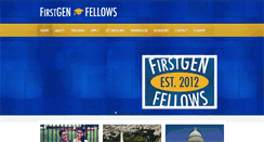 Desktop Screenshot of firstgenfellows.org